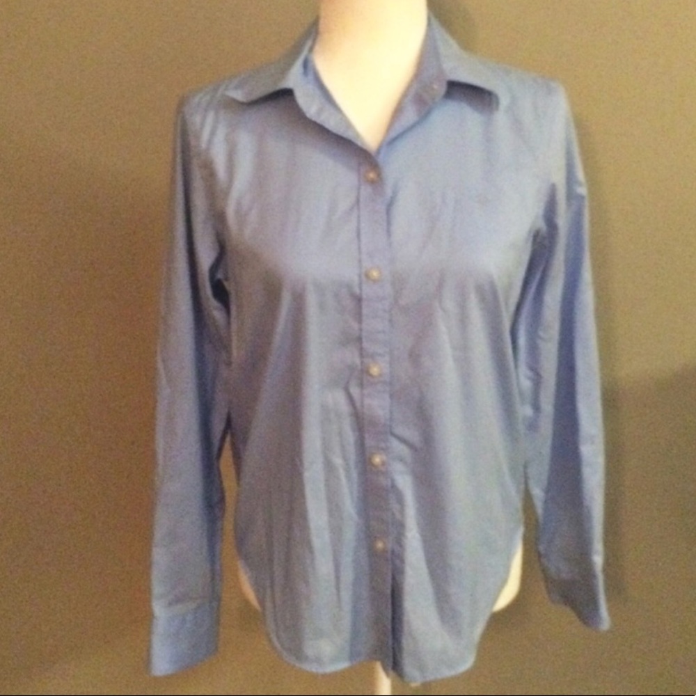 LAUREN RALPH LAUREN light blue blouse